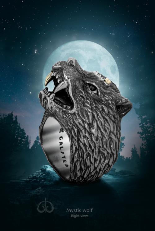 Mystic wolf 1 Ring